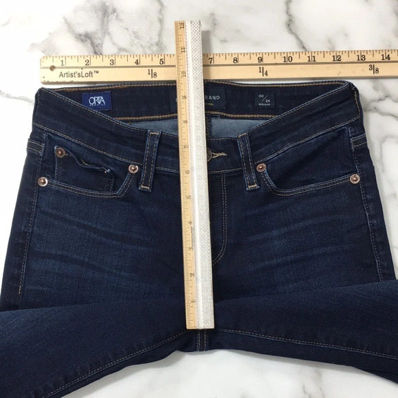 Lucky Brand Sweet Boot Jeans Womens 00/24 Twight Blue Wash Denim Orta‎ Premium - Picture 6 of 14